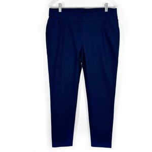 Ginasy Pull On Ponte Stretch Skinny Trousers with Pockets